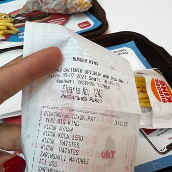 Burger King Rezil Burger Menüsü