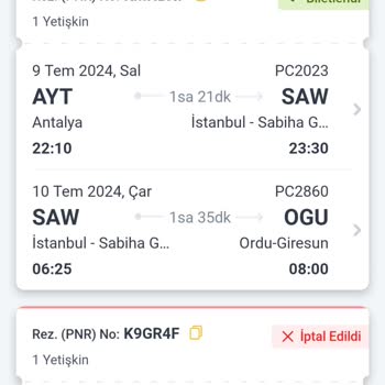 Pegasus Son Dakika Bilet İptali Yapıp Mağdur Etti