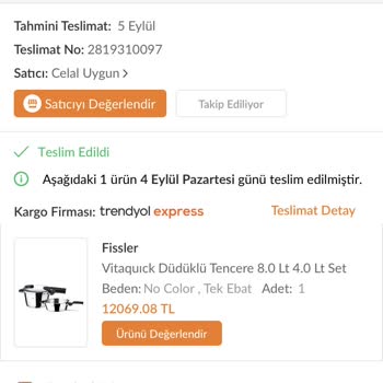 Fissler Düdüklü Tencerem Patladı