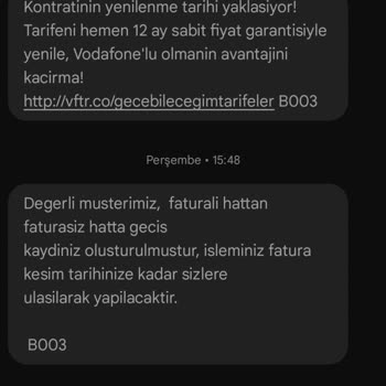 Vodafone Net Vodafone Türkiye'nin Sorumsuzluğu, İlgisizliği