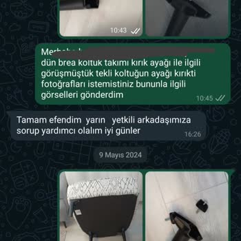 Divanev'den Aldığım Koltuk Takımının Tek Ayağı İçin 3 Aydır Bekletiliyorum