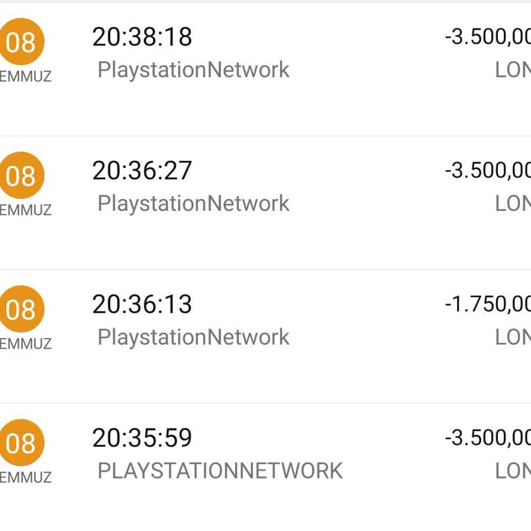 "PlayStation Network" Kredi Kartımdan Benden İzinsiz Çekim Yapıldı.