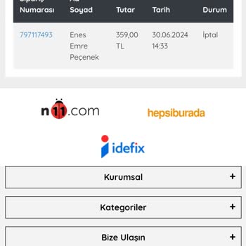 Arsimo Sitesi Ürünü Yollamıyor