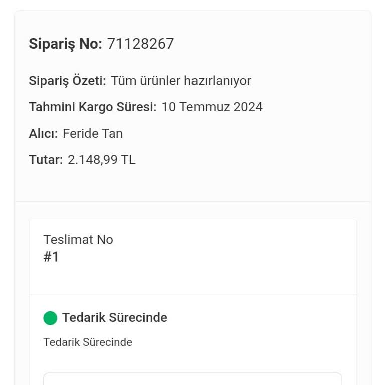 Karaca Züccaciye Kargoya Verilmeyen Ürünler