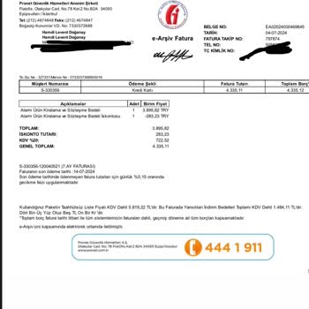 Pronet Ten Fahiş Fiyatlandırma