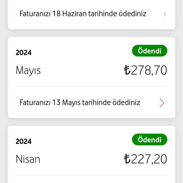 Vodafone Fatura Ücretim Olması Gerektiğinden Yüksek Geliyor