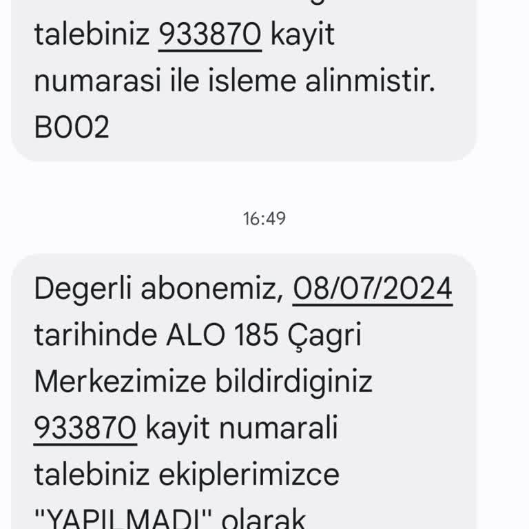 Ayvalık Belediyesi Ayvalık Küçükköy Su Sorunu