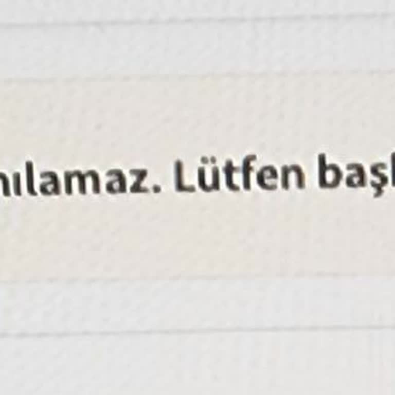 Trendyol Hesap Numara Güncelleyememe