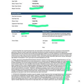 4bin Küsur! Tatilbudur.com Dan Alacaklıyım