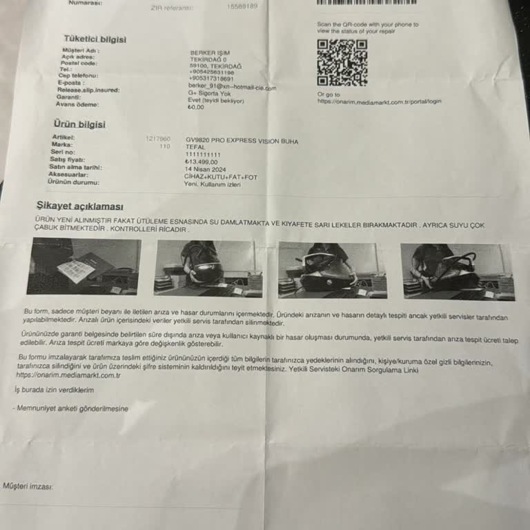 Media Markt Kırık Ütü Satışı