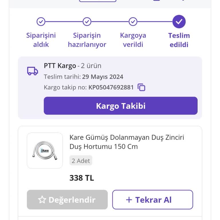 N11 Eksik Gönderilen Duş Hortumu İçin Çözüm Bekliyorum