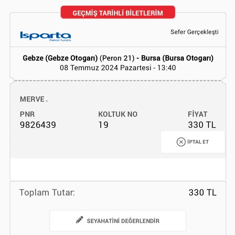 Isparta Petrol Turizm Otobüs Firmasında Aile Çalışması Ve Müşteri Memnuniyetsizliği