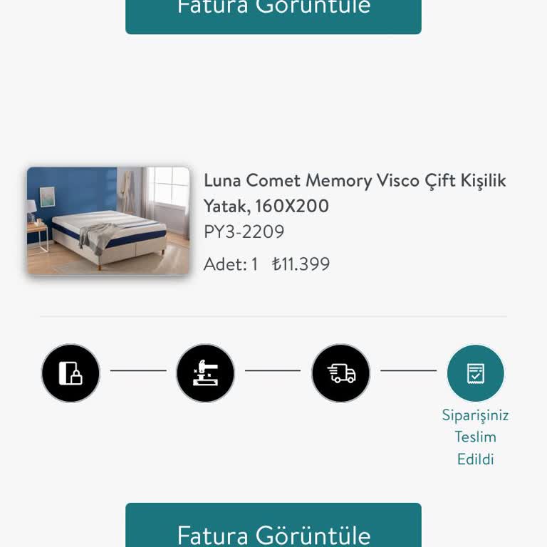 Vivense Luna Comet Memory Visco Yatak Kalitesizliği