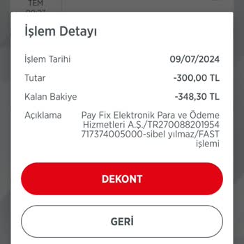 Payfix Hesabımdan Yanlış Kişiye Aktarılan Paralar Hakkında Acil Yardım Talebi