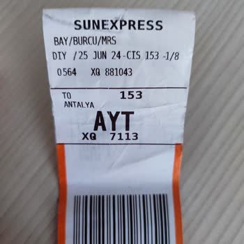 SunExpress Hava Yolları Kırılan Bavul Hasarlı Bavul