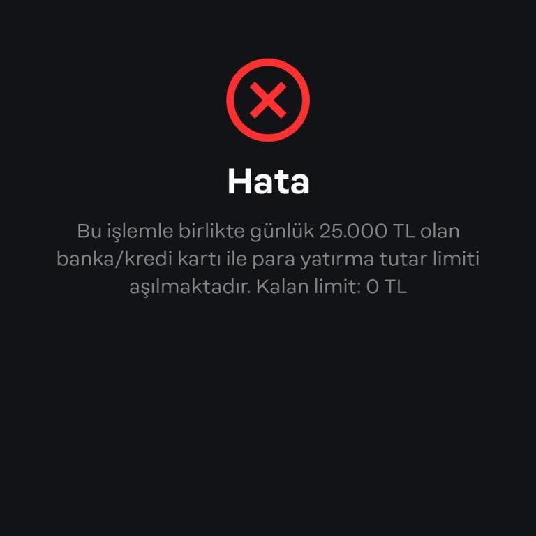 Papara Limit Ve Beyaz Ekran Hatası!