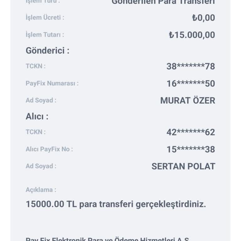 Payfix Hesabımdaki Paranın Aniden Başka Hesaba Aktarılması