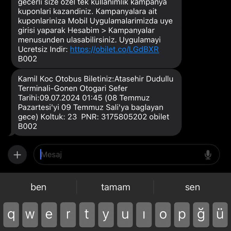 Kamil Koç Koltukların Bozuk Olması