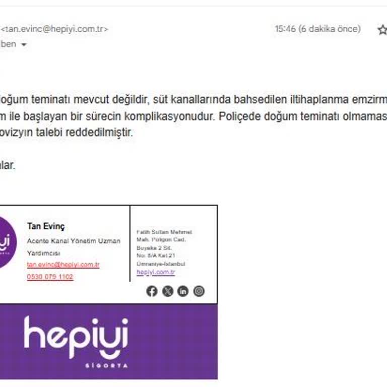 Hepiyi Sigorta Çok Kötü Bir Şirket