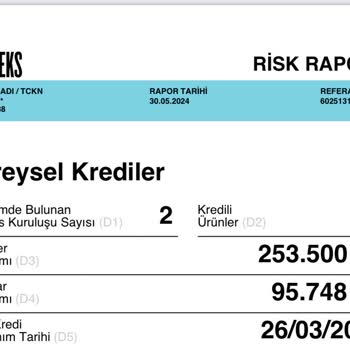 Findeks Bildirim Finans Kuruluş