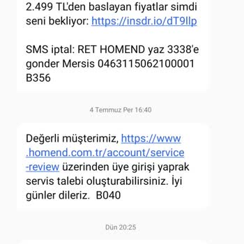 Homend Değişimi Onaylanan Ürünü Tarafıma Kasıtlı Olarak Göndermiyor!