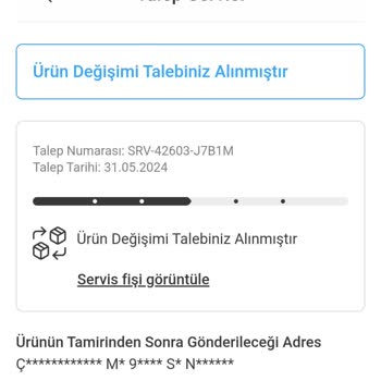 Homend Değişimi Onaylanan Ürünü Tarafıma Kasıtlı Olarak Göndermiyor!