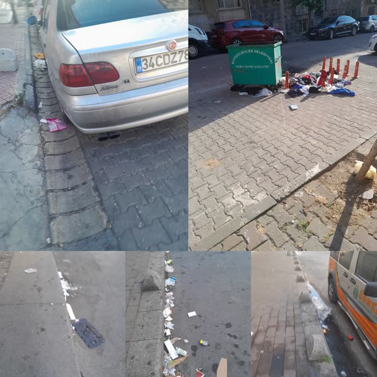 Bahçelievler Belediyesi Sokakların Temizlik Yapılmadığı