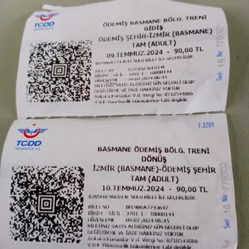 TCDD Ödemiş -İzmir Hareket Saat 07 Tarih 10- Temmuz-2024