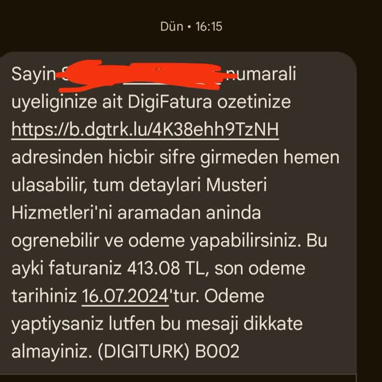 Digiturk Talep Dışı Paket Yapıp Fatura Göndermeye Utanmıyorsunuz