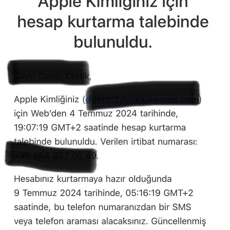 iPhone Apple Şifremi Unuttum Ve Asla Yardımcı Olunmuyor