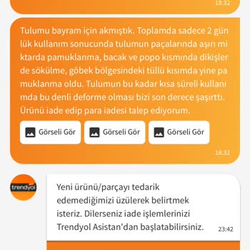 Trendyol İade Sorunu Ve Kalite Şikayeti
