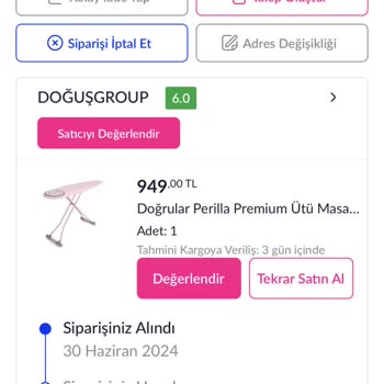 Pazarama Satıcının Fiyat Değişim Takibi Müşteri Ürünü Satın Almadan Yapılmalı!