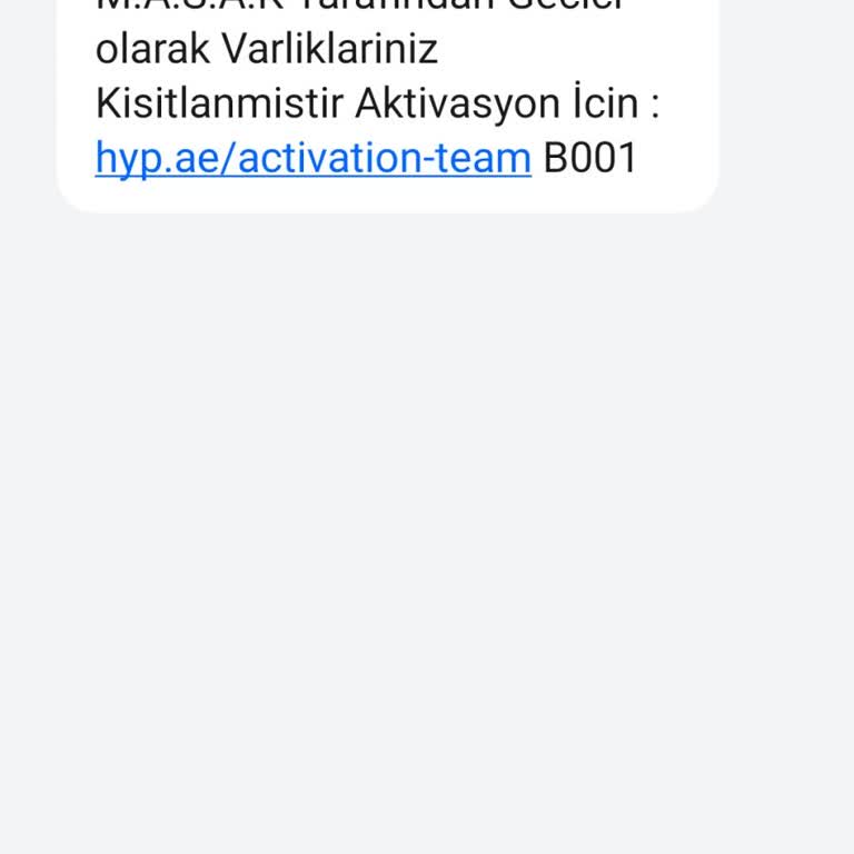 Cmhrıyetprk (SMS) Böyle Bir Üyeliğim Ve Hesabım Yoktur