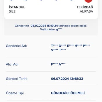 Aras Kargo Çorlu Şubesi Teslimat Sorunu
