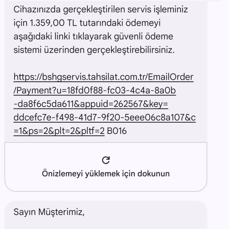 Siemens Yetkili Servis Sorunu