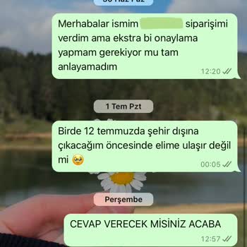 Kankafa Siparişi Verdikten Sonra Hiçbir Şekilde Dönüş Yapmıyor.