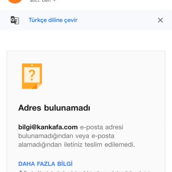 Kankafa Siparişi Verdikten Sonra Hiçbir Şekilde Dönüş Yapmıyor.