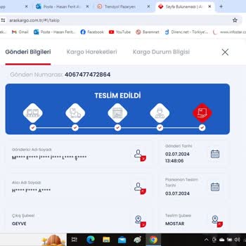 Aras Kargomu Teslim Etmedi. Düzenlediği Belge İle Teslim Edildi Diyor.