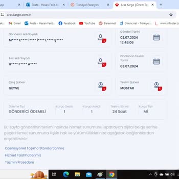 Aras Kargomu Teslim Etmedi. Düzenlediği Belge İle Teslim Edildi Diyor.