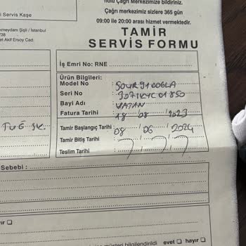 LG MTV Elektronik Servis Ürünümüzü Teslim Etmiyor