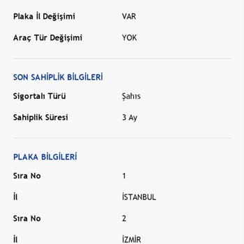 TÜVTÜRK E Devlette Muayene Gözükmüyor