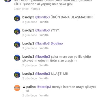 Dolap Uygulamasından Aldığım Ürün Elime Ulaşmadı