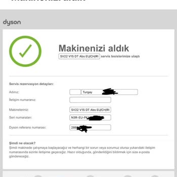 Dyson V15 Şarjlı Süpürge Tamirini Yapmamak İçin Servisin Saçmalıkları.