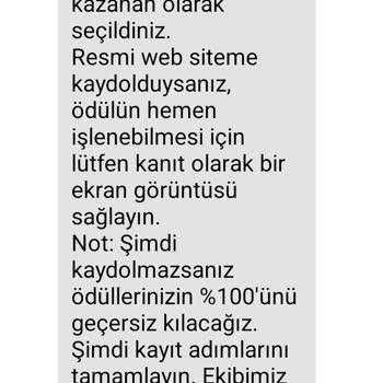 A101 Ödül Kazandım Ama Kullanım Limiti Yüzünden Alamadım