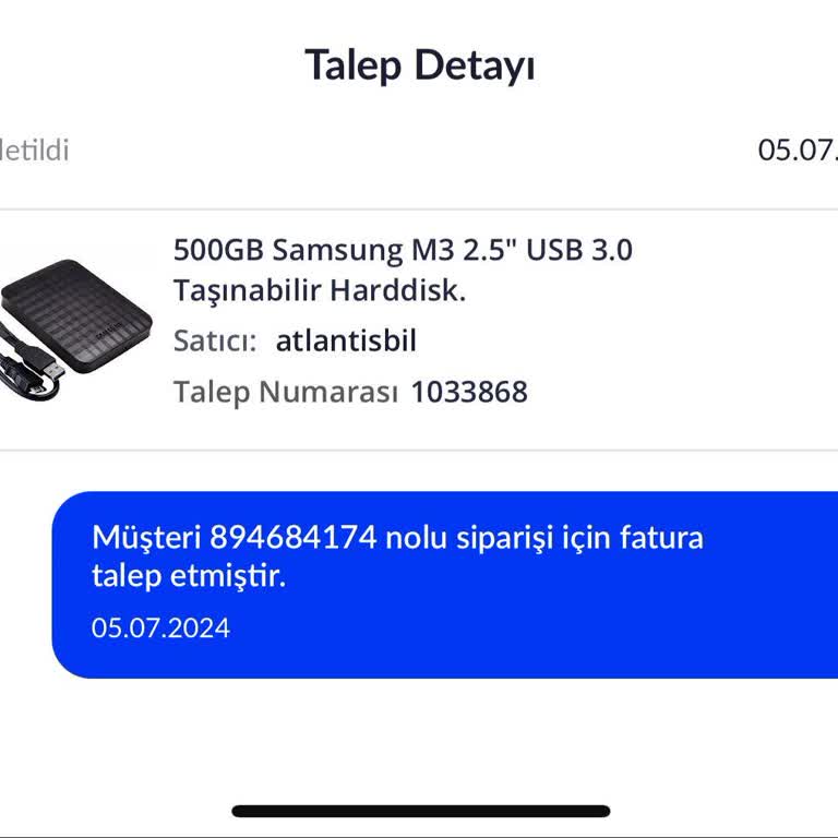 Pazarama'dan Fatura Beklemek