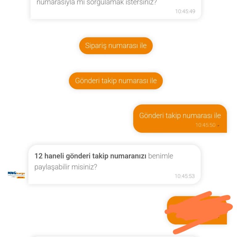MNG Kargo Siparişimi Takip Edemiyorum