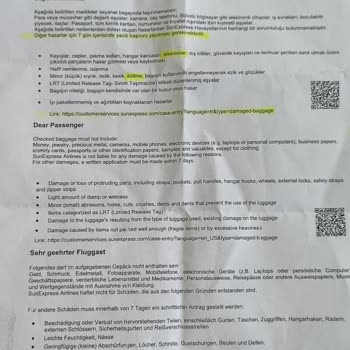 Sunexpress Yeni Valizimi Mahvetti Ve Paramı Vermiyor