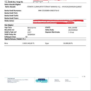 Türkiye Sigorta Konut Sigortası İptali