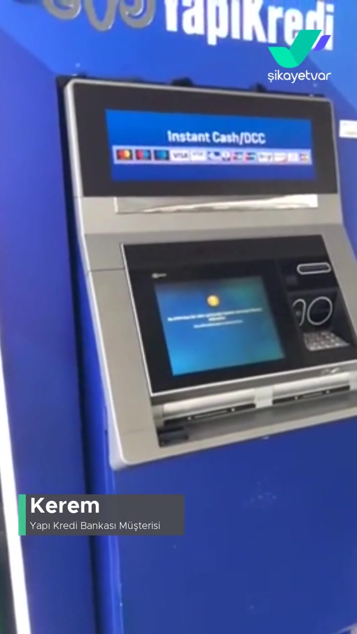 Yapı Kredi Bankası ATM Arızası Problemi! videonun kapak resmi