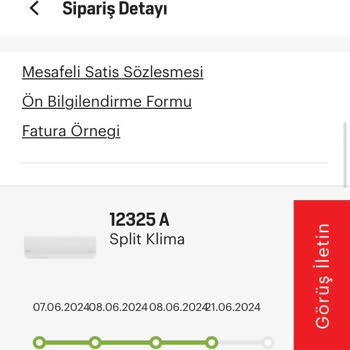 Arçelik Klima Teslim Edilmedi Parasını Da İade Etmiyorlar
